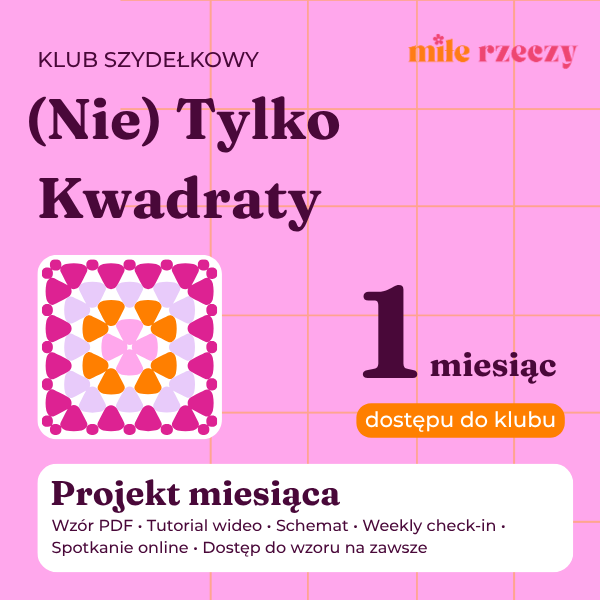 Dostęp do Klubu )Nie) Tylko Kwadraty na 1 miesiąc